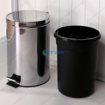 Thùng rác inox đạp chân đặt phòng toilet