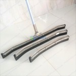 Cây đẩy nước sàn inox lưỡi cao su cong bản 45cm