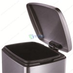 Thùng rác inox vuông đạp chân 5L #GNFSJ5