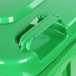 Thùng rác nhựa xanh dùng cho tòa nhà 120L