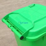 Thùng rác nhựa xanh dùng cho tòa nhà 120L