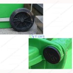 Thùng rác nhựa xanh dùng cho tòa nhà 120L