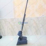 Ky hốt rác có nắp đậy cán dài kèm chổi quét