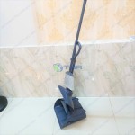 Ky hốt rác có nắp đậy cán dài kèm chổi quét
