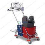 Xe ép nước dọn vệ sinh đa năng 02 ngăn