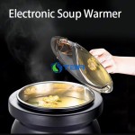 Nồi hâm Soup tiệc buffet màu đen dùng điện ASIA1815SB