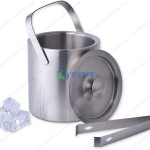 Xô đá inox 2 lớp nhà hàng quán bar club A004P
