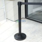 Trụ chắn phân làn màu đen chuyên dụng nhà hàng khách sạn