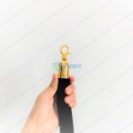 Trụ chắn inox cao cấp mạ vàng dây nhung đen