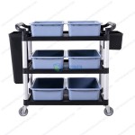 Xe đẩy phục vụ ăn uống đa năng cao cấp