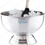 Thố inox ướp rượu champagne A304B