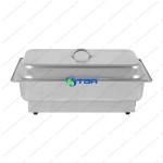 Nồi hâm buffet dùng điện nắp inox 1 ngăn