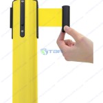 Trụ chắn phân làn màu vàng chuyên dụng tòa nhà