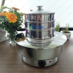 Nồi hấp INOX TRÒN ĐA NĂNG dùng điện ASIA7044M