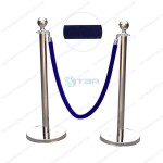 Dây nhung trùng màu xanh móc trắng thay thế bổ sung