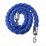 Dây thừng bện màu xanh móc trắng cho trụ chắn