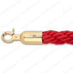 Dây trùng màu đỏ móc khóa vàng cho trụ chắn