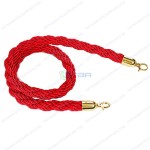 Dây trùng màu đỏ móc khóa vàng cho trụ chắn