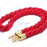 Dây trùng màu đỏ móc khóa vàng cho trụ chắn