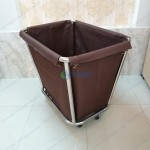 Xe thu gom đồ giặt là trong bệnh viện khách sạn