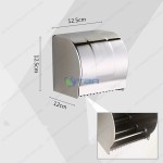 Hộp đựng giấy vệ sinh inox cuộn tròn cỡ nhỏ