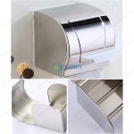 Hộp đựng giấy vệ sinh inox cuộn tròn cỡ nhỏ
