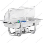 Nồi hâm buffet chữ nhật nắp kính ASIA833PC-1N