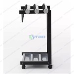 Kệ để ô dù đặt tiền sảnh 18 ô có khóa & bánh xe