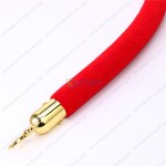 Dây nhung đỏ móc khóa vàng dùng cho cột chắn inox
