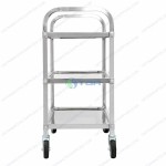Xe đẩy phục vụ bàn và thức ăn inox cỡ lớn