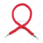 Dây thừng bện trùng màu đỏ khóa trắng cho trụ chắn