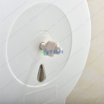 Hộp giấy vệ sinh cuộn tròn bằng nhựa màu trắng
