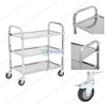 Xe đẩy phục bàn ăn inox AST080