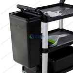 Xe đẩy phục vụ ăn uống đa năng khung hợp kim nhôm
