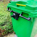 Xe đẩy thu gom rác nhựa HDPE nắp kín 660L
