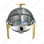 Nồi hâm buffet tròn chân cao vàng ASIA6052G
