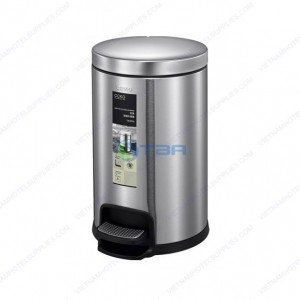 Thùng rác inox CCKO đạp chân 8L #CK9936