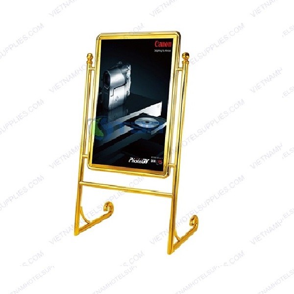Bảng menu thông tin quảng cáo đặt tiền sảnh chân L 
