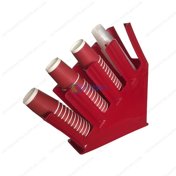 Kệ đựng ly giấy màu đỏ BC002 