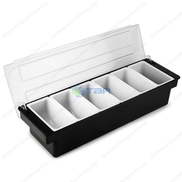 Khay đựng gia vị quầy bar 6 ngăn CD003 