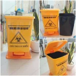 Thùng rác y tế màu vàng 15L