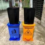 Thùng rác y tế màu vàng 15L