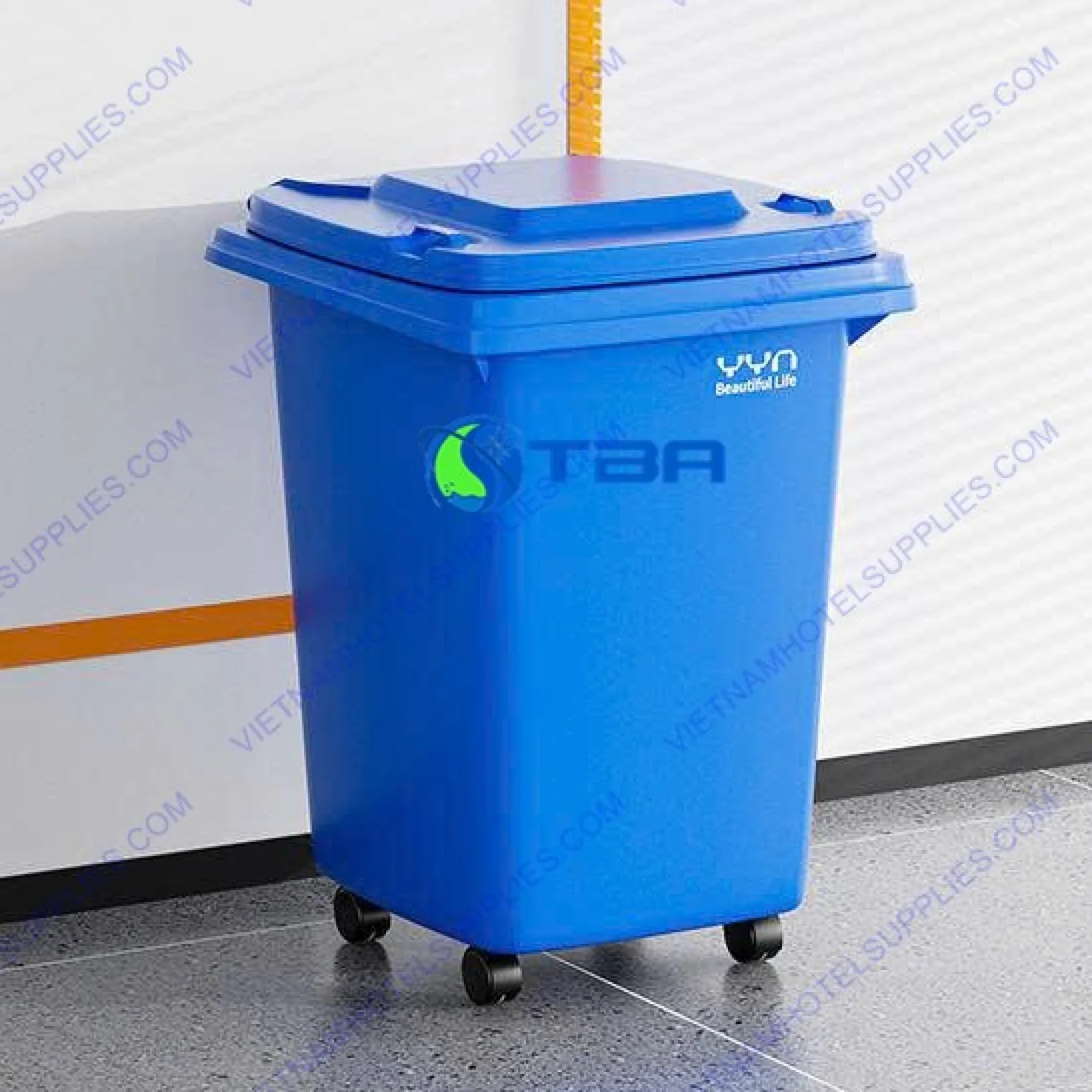 Thùng Đựng Rác Y Tế Màu Xanh Dương 60 Lít ASIA-TR60XD