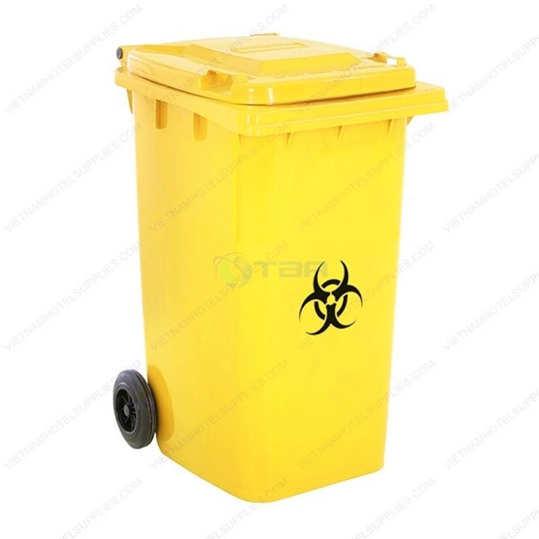 Thùng rác y tế màu vàng 240L