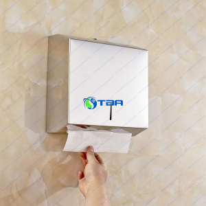 Hộp đựng khăn giấy treo tường inox cao cấp
