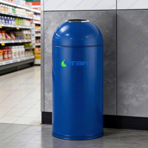 Thùng rác trụ tròn xanh dương ASIA-A350BL