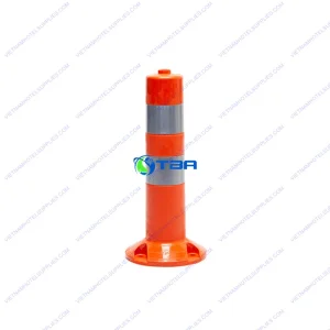 Cọc tiêu giao thông hình trụ nhựa PU cao 45cm
