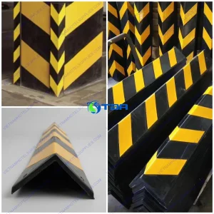 Ốp tường cao su chữ V chống va đập ASIA-OP1000