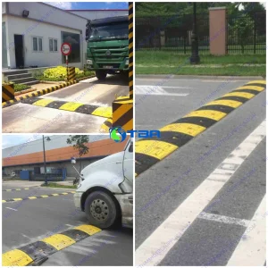 Gờ giảm tốc cao su chuyên dụng nhà máy