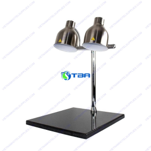 Đèn hâm thức ăn mặt đá 2 bóng ASIA-HL02Đ